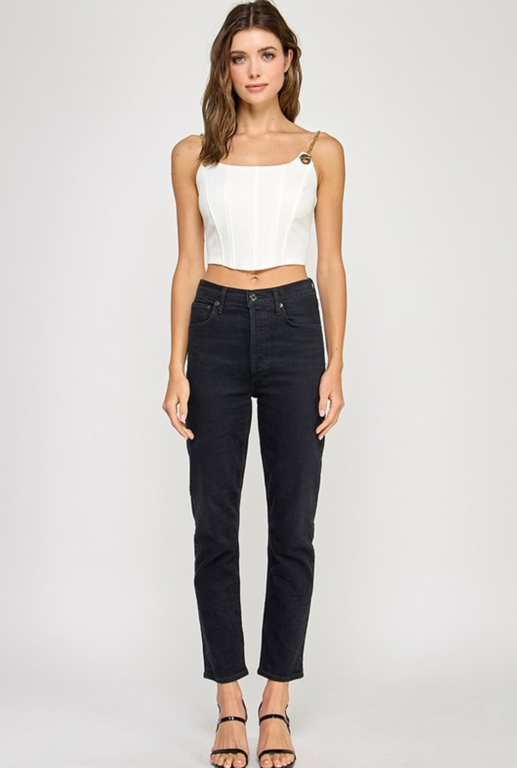 Moly white top