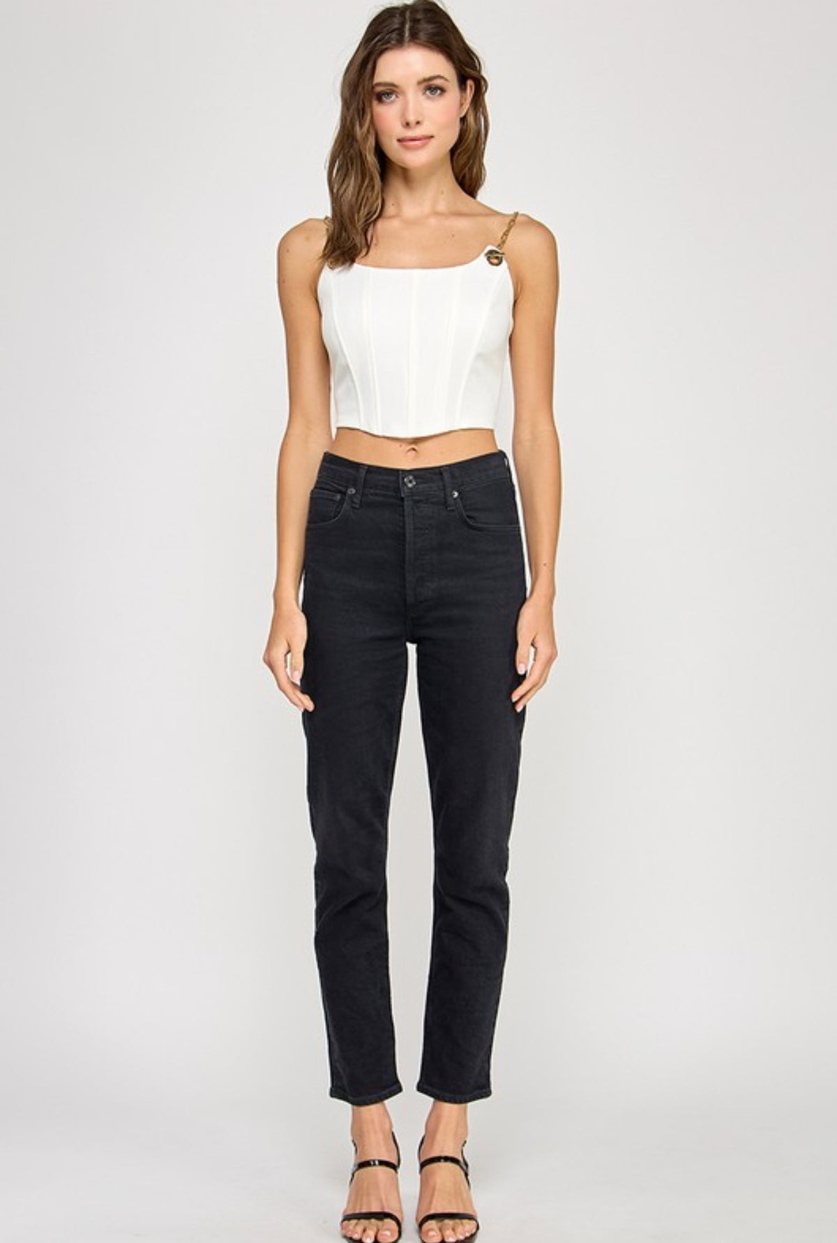Moly white top