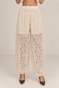 Lace pants