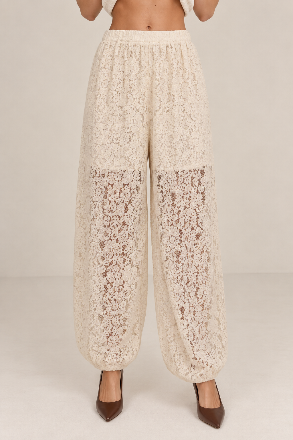 Lace pants