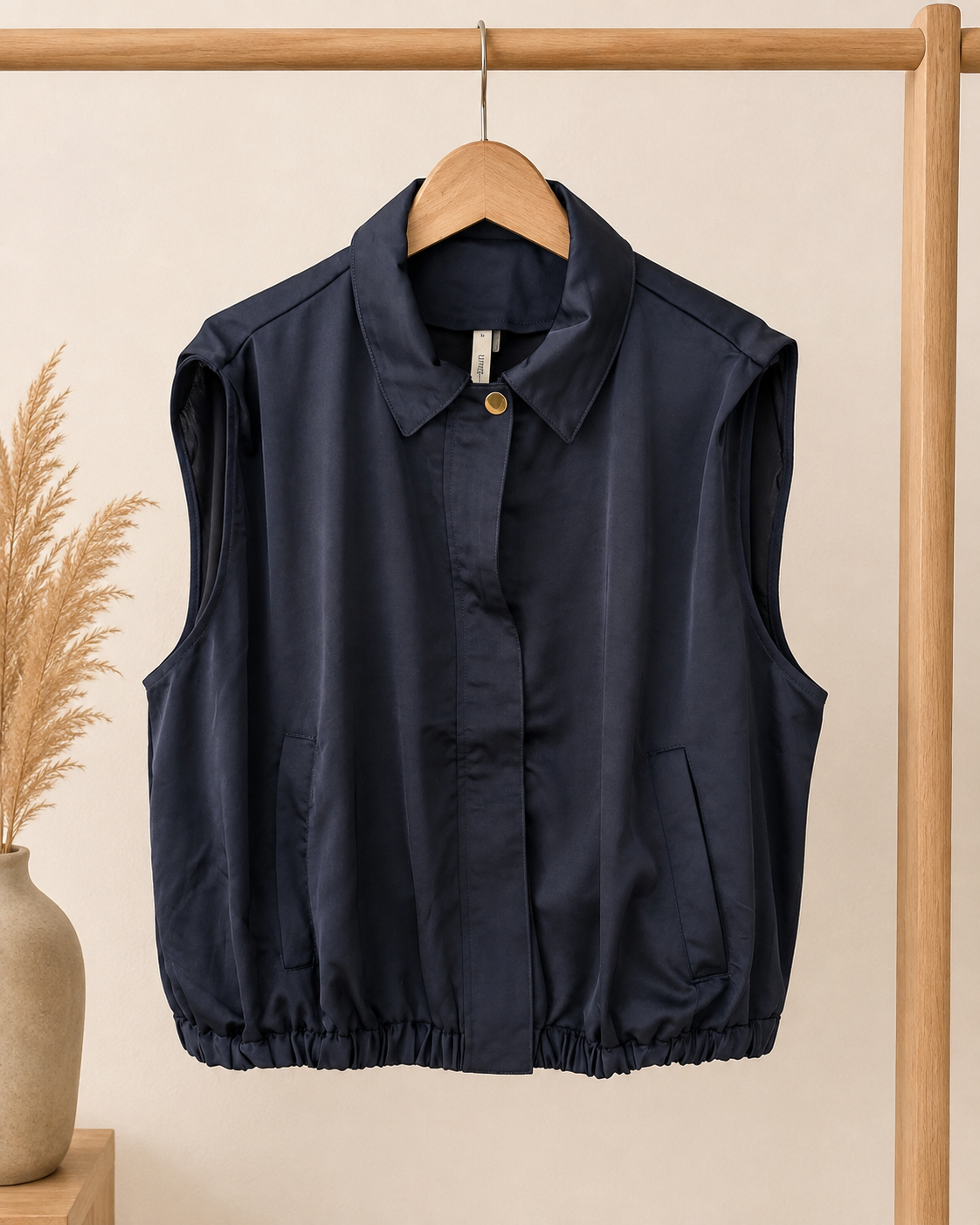 Navy vest