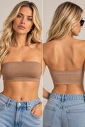 SEAMLESS BANDEAU TOP