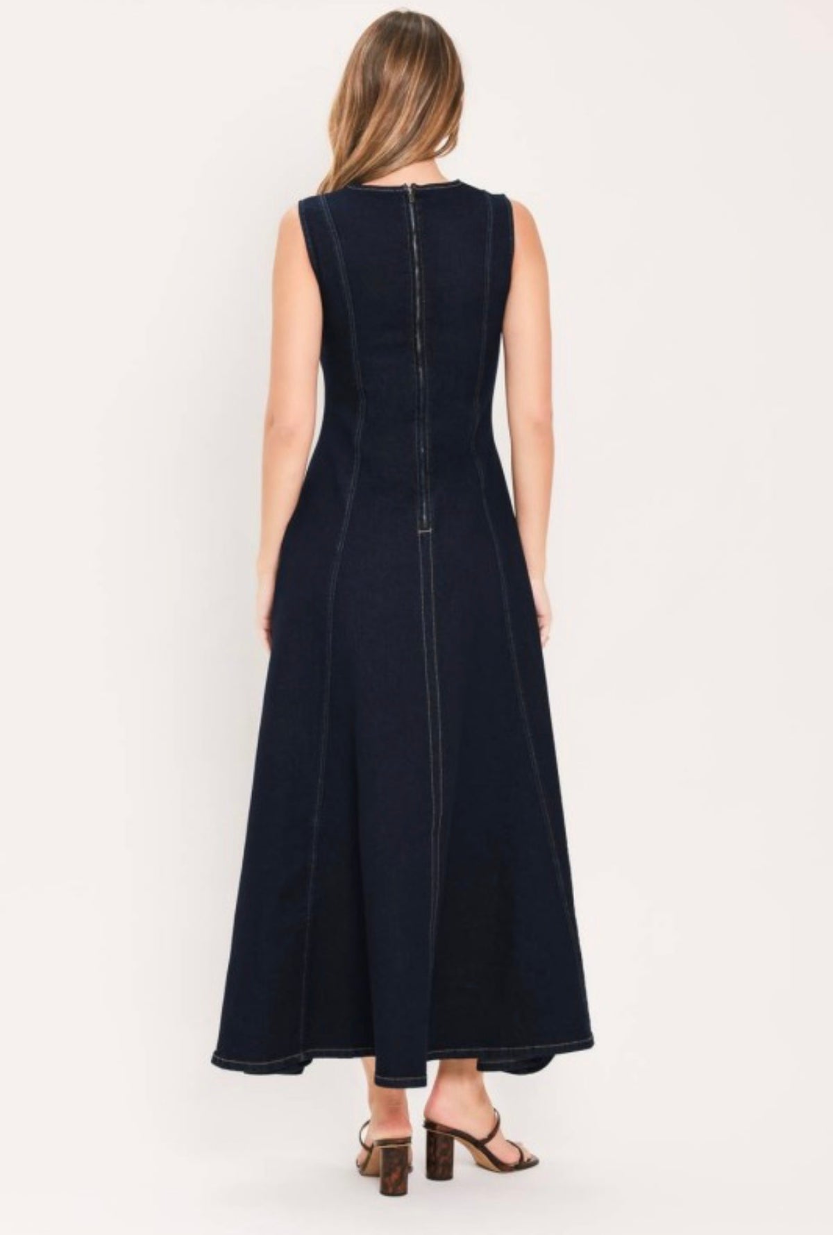 Denim/stretch dress