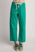 Green barrel pants