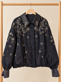 Floral Embellished Denim Jacket