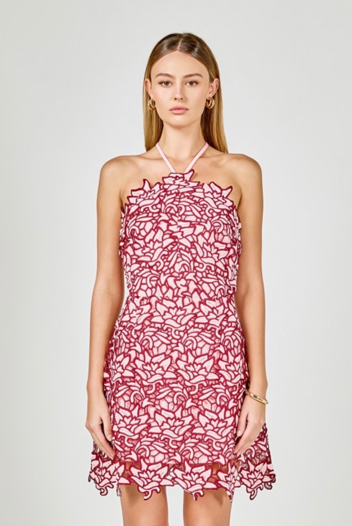 Floral lace dress