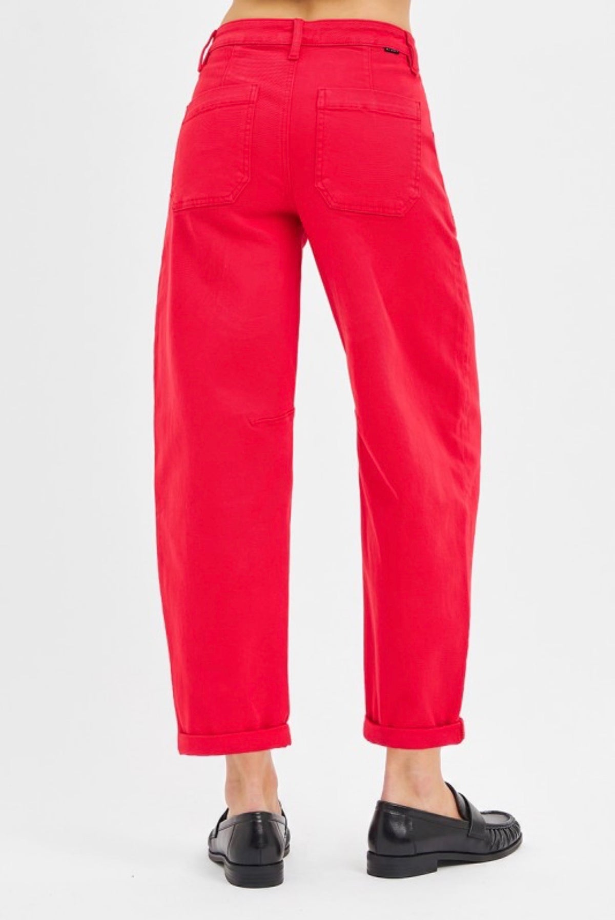 Red/stretch pants